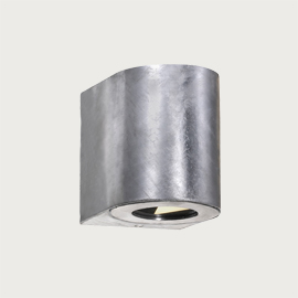 Canto 2 Wall Light Galvanized